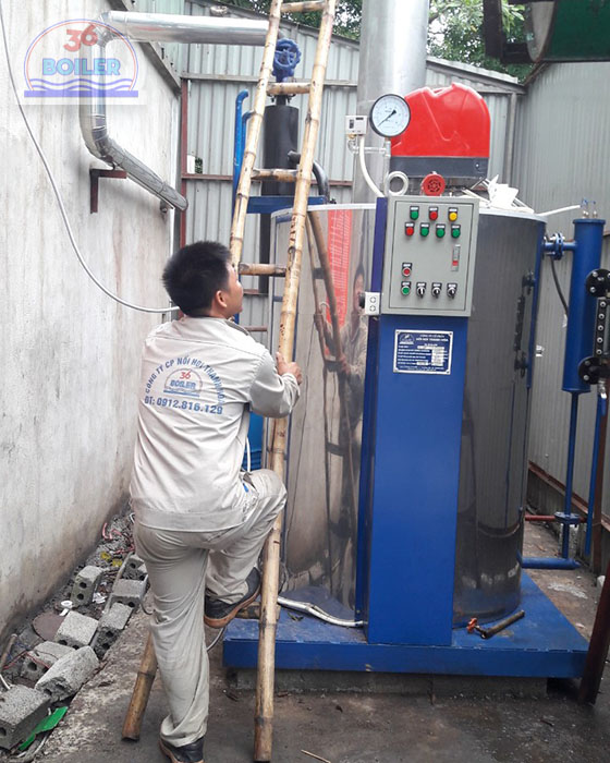 Oil-fired boiler with a capacity of 500kg/hour